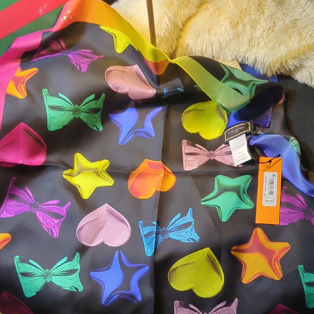 Kurt Geiger Multicolor Patterned Scarf